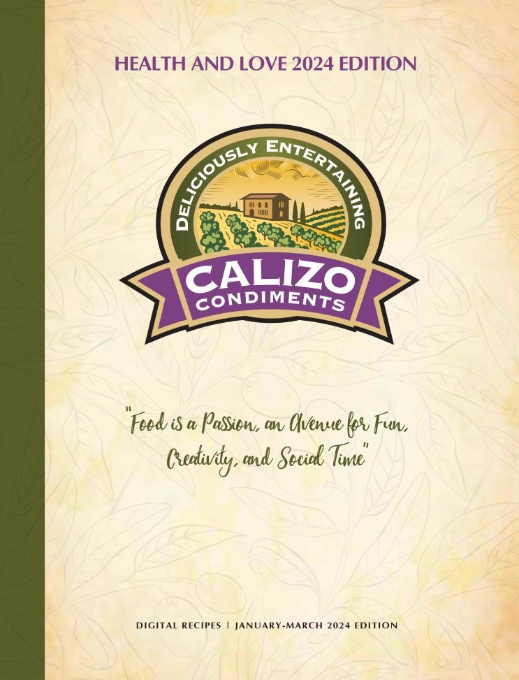 Calizo Digital Cookbook Cover page